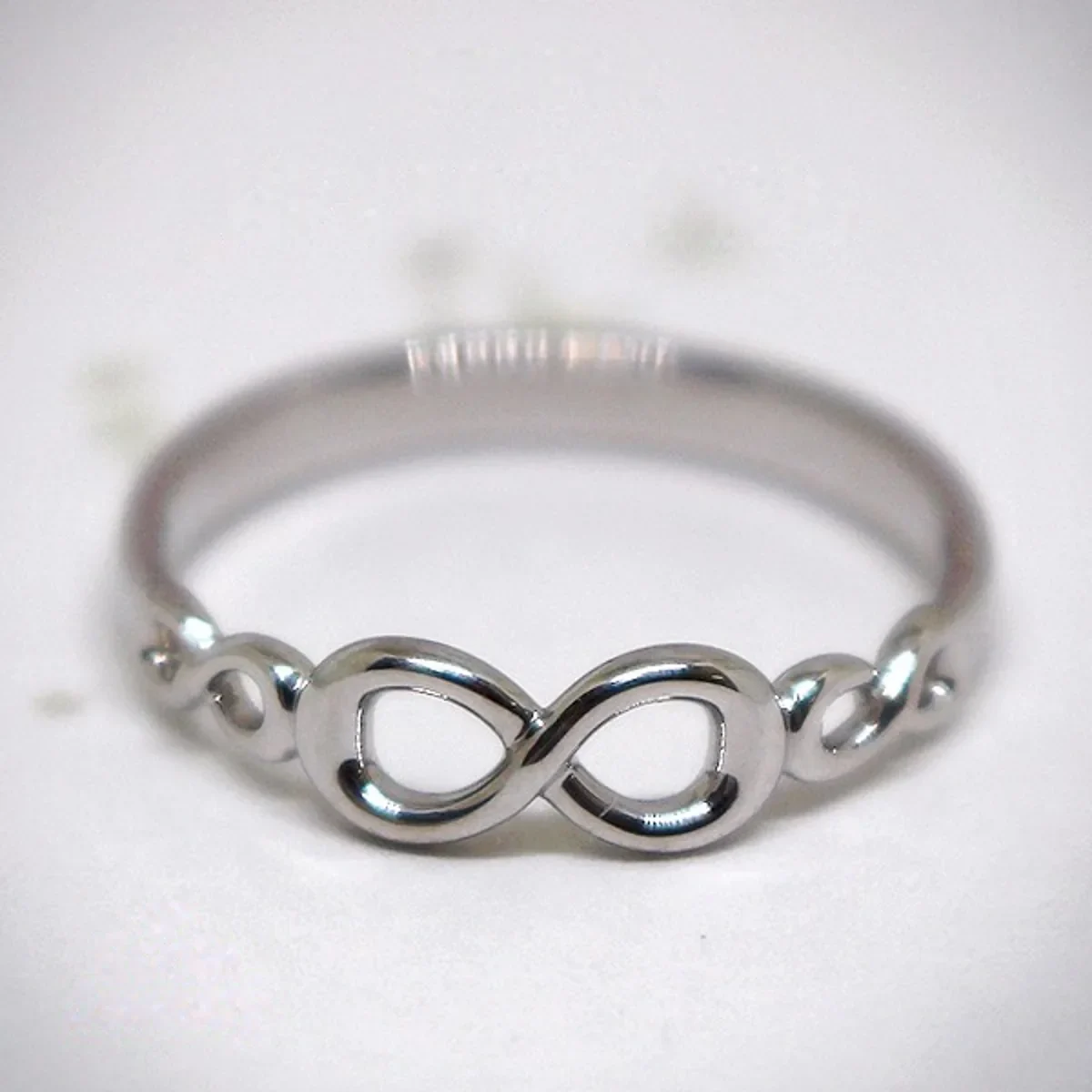 TRIPLE MEVIUS RING ロジウムプレーティング