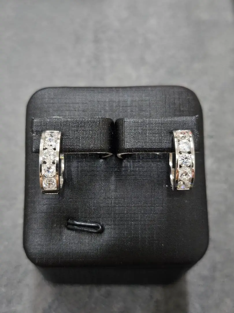 K10ピアス/ジルコニア